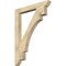 Ekena Millwork Merced Slat Rough Sawn Bracket, Douglas Fir, 4"W x 36"D x 48"H BKT04X36X48MRC06RDF - alternate 1